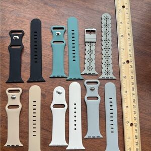 Apple Watch Assorted Color Watch Bands - 6 total